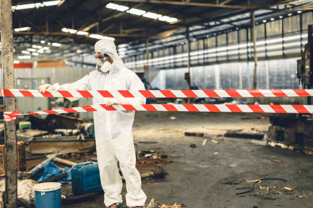 Professional Odor Removal technician working in New Durham, NH